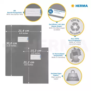 Ajakirja/raamatu kate HERMA 7054 Valge