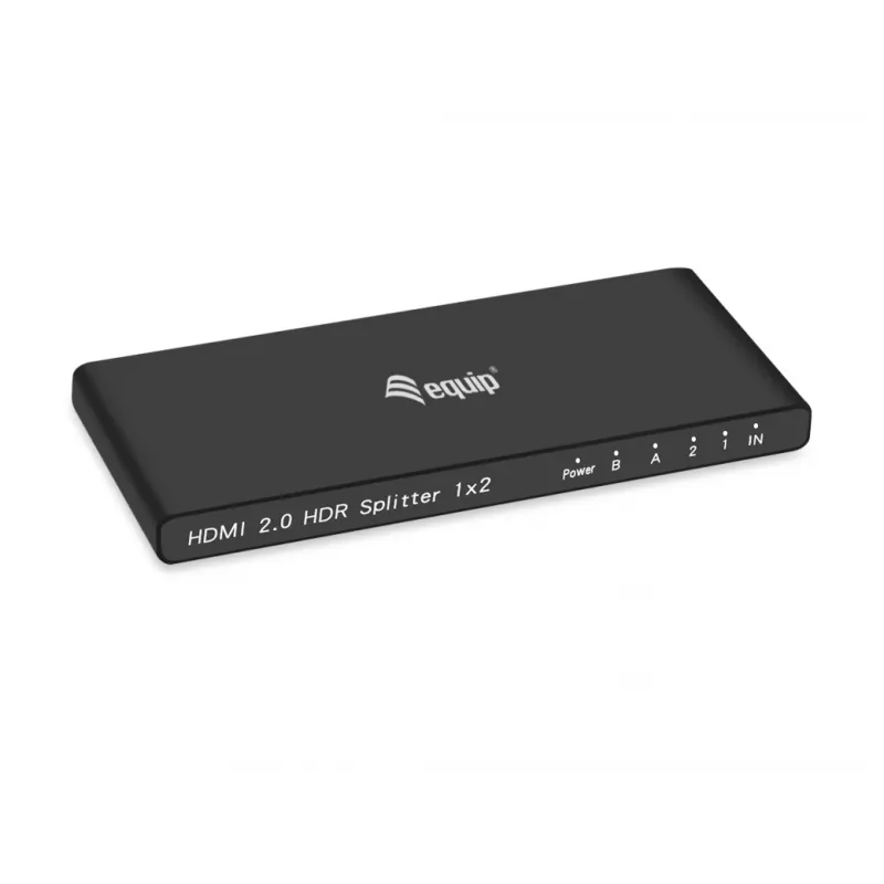 Equip üliõhuke 2-pordiline HDMI 2.0 jaotur