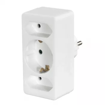 Hama 00223215 toitepikendus 3 vahelduvvoolu pistikupesa Siseruumides Valge