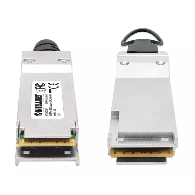 Intellinet 3 m 40G QSFP+ Passive Direct Attach Copper Twinax kaabel 30AWG MSA QSFP-H40G-CU3M ühilduv