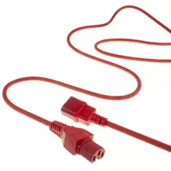 Toitejuhe ACT C14 - C15 Punane 1.2m 250V 10A