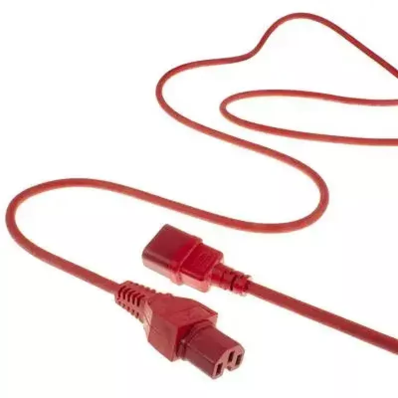 Toitejuhe ACT C14 - C15 Punane 1.2m 250V 10A