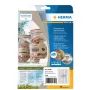 Isekleepuv silt HERMA 10750 Ristkülik Püsiliim Pruun 3780 tk