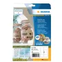 Isekleepuv silt HERMA 10755 Ristkülik Püsiv Pruun 160 tk