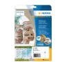 HERMA 10756 isekleepuv silt Ristkülik Püsiv Pruun 80 tk