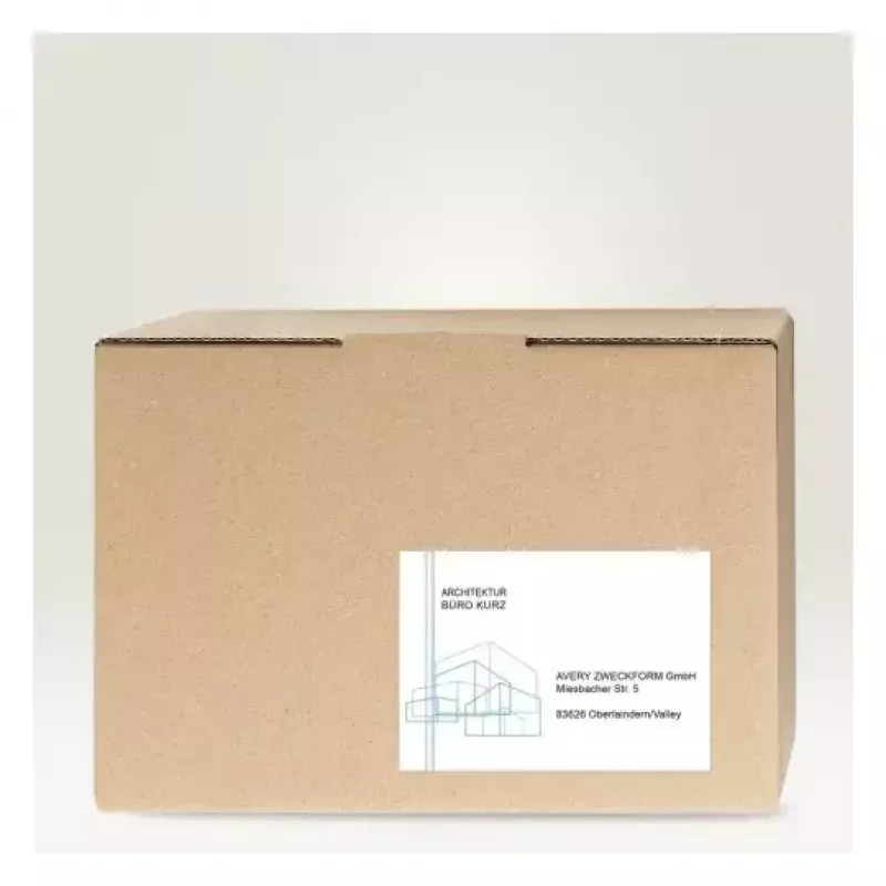 Isekleepuv printerisilt AVERY 6604 Valge A4 21x14,8 cm 130 silti