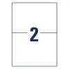 Isekleepuv printerisilt AVERY 6604 Valge A4 21x14,8 cm 130 silti