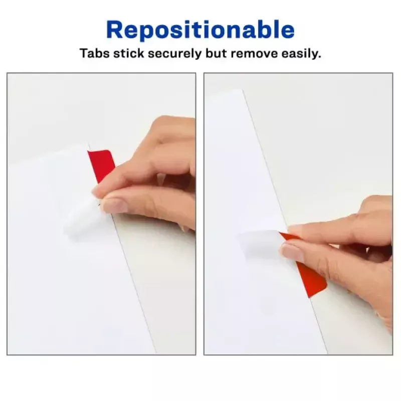 Tühjad sakilised registrisakid Avery Ultra Tabs 74754 Sinine Roheline Punane