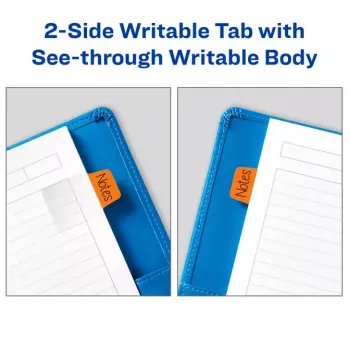 Blank tab index Avery Ultra Tabs 74760 Blue roheline oranž Red