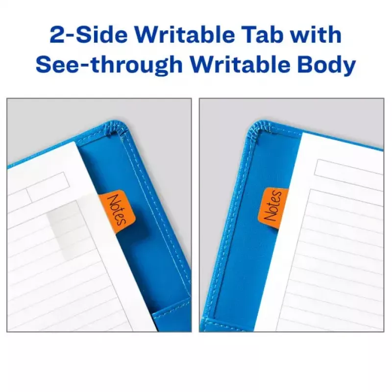 Blank tab index Avery Ultra Tabs 74760 Blue roheline oranž Red