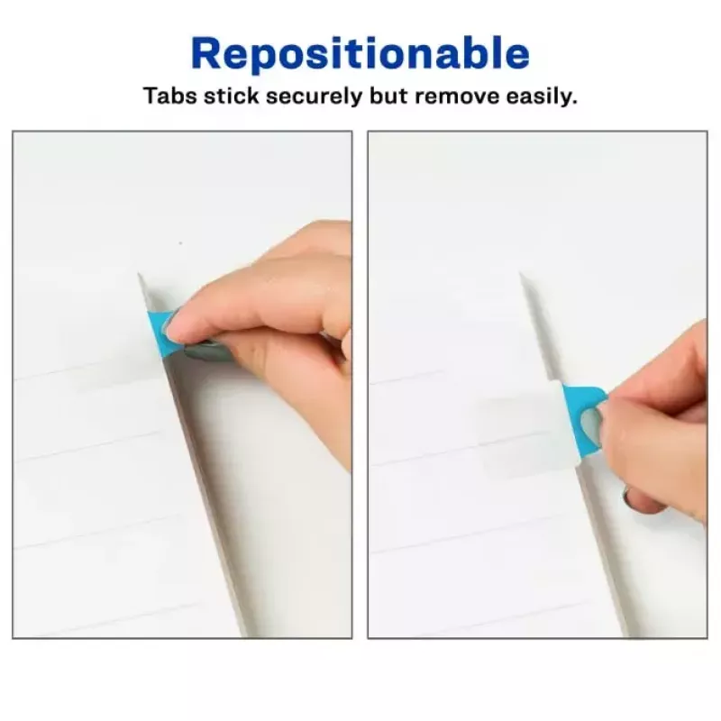 Blank tab index Avery Ultra Tabs 74760 Blue roheline oranž Red