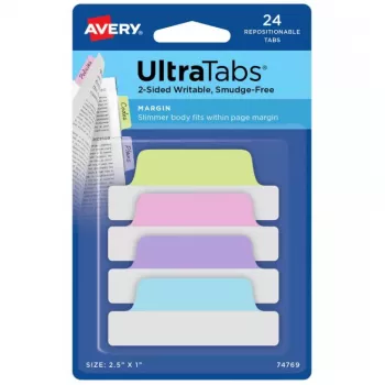 Tühjad vahelehed Avery Ultra Tabs 74769 Sinine Roheline Roosa Lilla