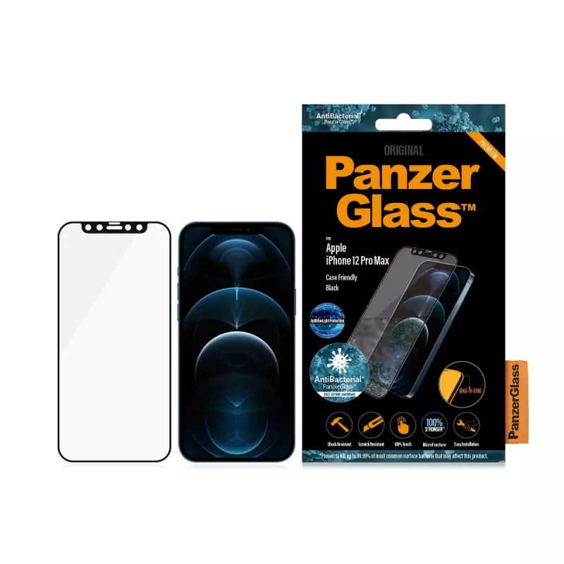 PanzerGlass® sinise valguse kaitsega ekraanikaitse Apple iPhone 12 Pro Max | äärest ääreni