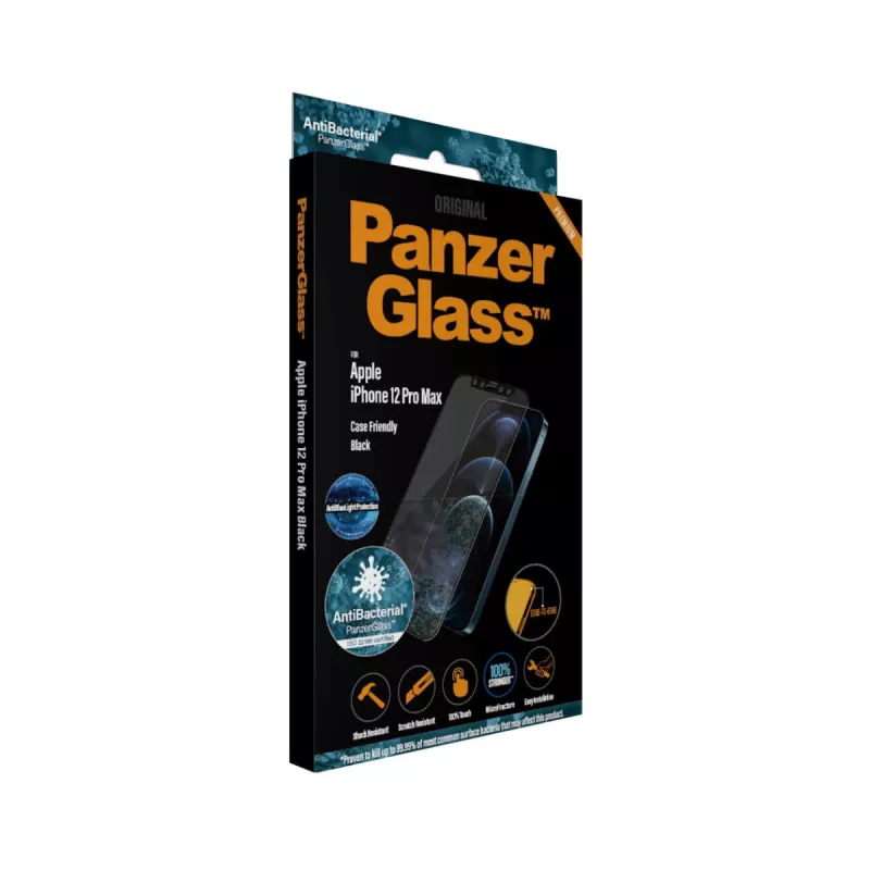 PanzerGlass® sinise valguse kaitsega ekraanikaitse Apple iPhone 12 Pro Max | äärest ääreni