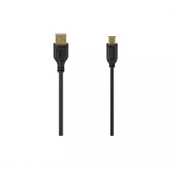 Hama 00074265 USB-kaabel USB 2.0 0,75 m USB A USB C Must