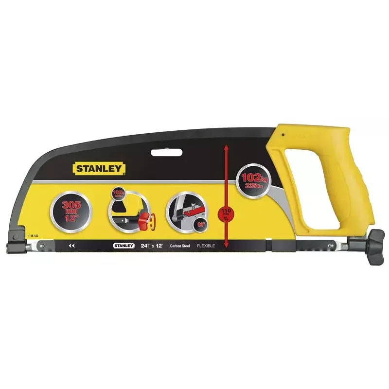Rauasaag Stanley Enclosed Grip 30 cm Kollane 1-15-122