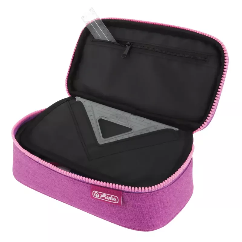 Pinal Herlitz beatBox ABC Soft Polyester roosa lilla 225x120x70mm