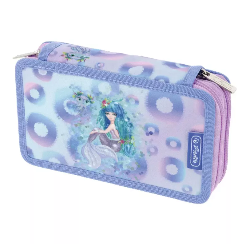 Kirjatarvete komplekt Herlitz Mystic Mermaid 23 tk sinine roosa polüester
