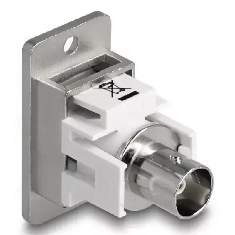DeLOCK 90880 BNC pistikupesa väljalase hõbevalge 50 Ω