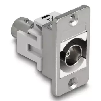 DeLOCK 90880 BNC pistikupesa väljalase hõbevalge 50 Ω