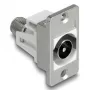 DeLOCK 90881 pistikupesa IEC F hõbevalge 75 Ω