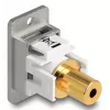 DeLOCK 90884 pistikupesa 3,5 mm Hõbedane Valge Emane