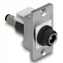 DeLOCK 90887 keystone moodul Lame Must Hõbedane Valge DC 5.5 x 2.5