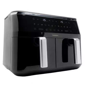 TORNADO TAFT-1000-GS | Double Air Fryer 9L, kuumõhufritüür, 9 L, 60 °C, 200 °C, 12 inimest, 540 min