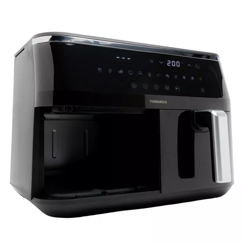 TORNADO TAFT-1000-GS | Double Air Fryer 9L, kuumõhufritüür, 9 L, 60 °C, 200 °C, 12 inimest, 540 min