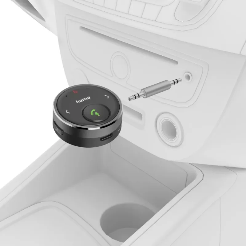Hama 00014173 Bluetooth-muusikavastuvõtja 7 m Must, Hall, Hõbedane