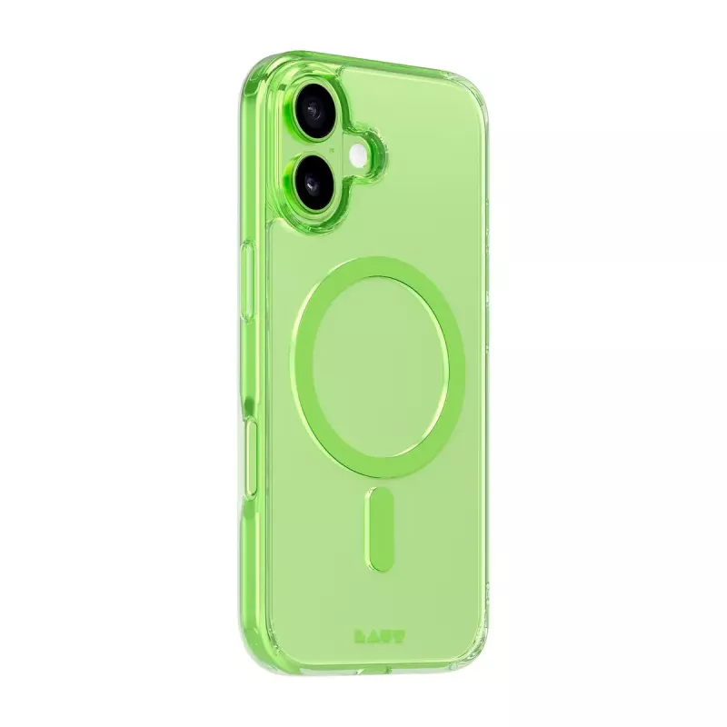 Ümbris LAUT CRYSTAL FLURO iPhone 17 Hele roheline 16 cm