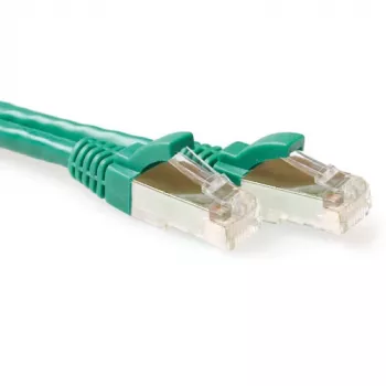 ACT roheline 30 meetri LSZH SFTP CAT6A paigalduskaabel, tõmbetakistusega, RJ45 pistikutega