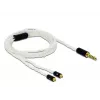 Audio kaabel DeLOCK 85846 1.2m 4.4mm 2x MMCX Valge