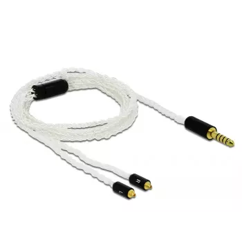 Audio kaabel DeLOCK 85846 1.2m 4.4mm 2x MMCX Valge