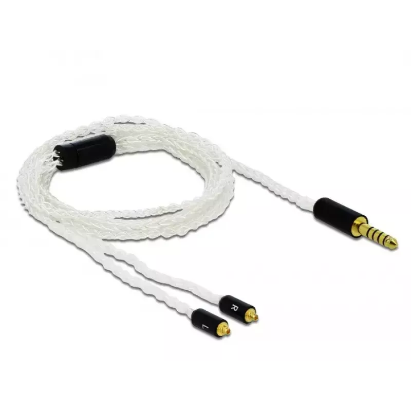 Audio kaabel DeLOCK 85846 1.2m 4.4mm 2x MMCX Valge