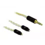 Helikaabel DeLOCK 85849 1,25 m 3,5 mm valge