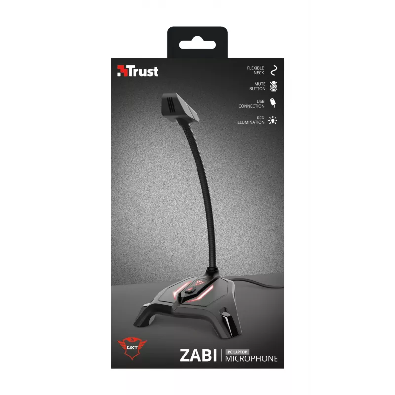 Trust GXT 215 Zabi must PC-mikrofon