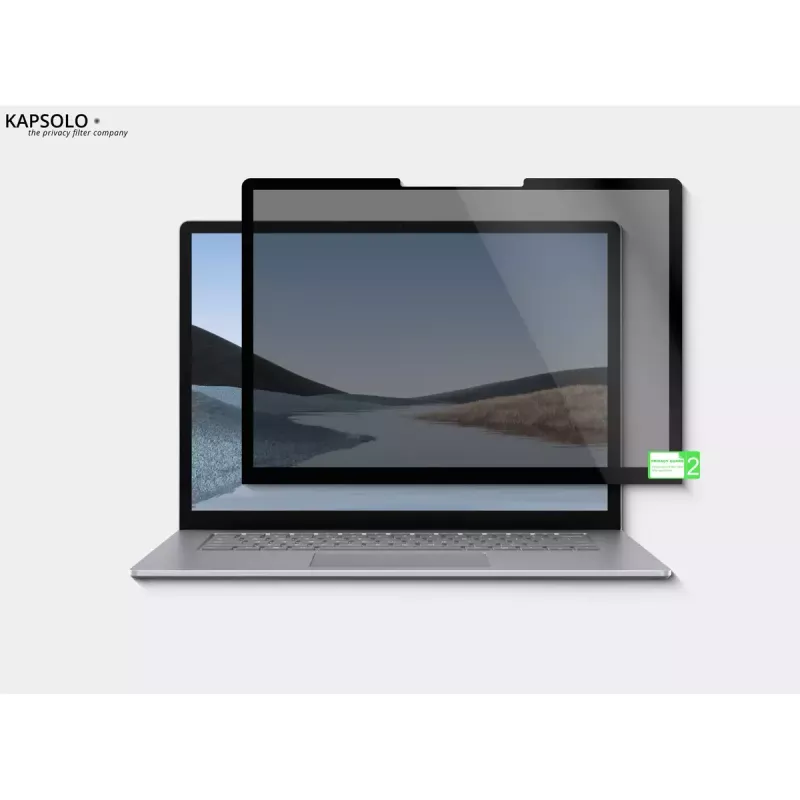 Ekraanikaitse Kapsolo Privacy Magnetic Apple MacBook Pro 13 (2020) jaoks — 13 tolli, 9H kõvadus, 50% valgusläbivus, 30° privaatsus