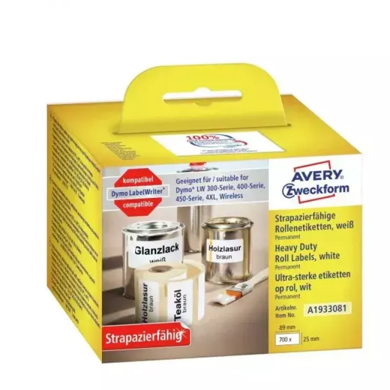 Isekleepuv silt Ristkülik Avery A1933081