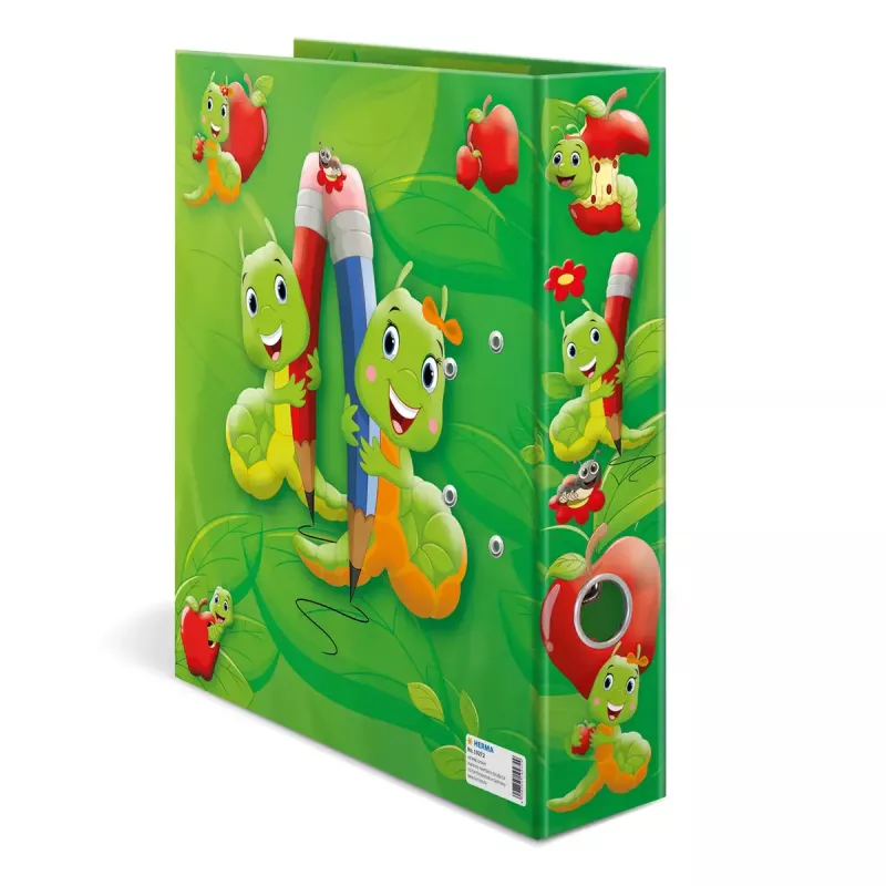 HERMA Motiivimapp A4 Fritz the Worm D-rõngas Papp 285x315mm