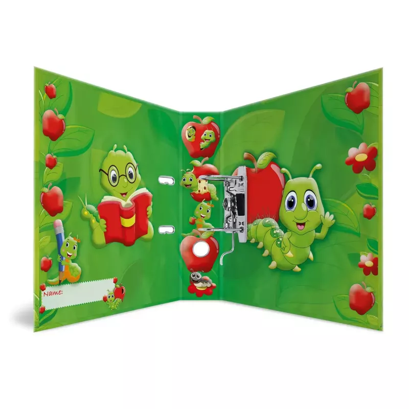 HERMA Motiivimapp A4 Fritz the Worm D-rõngas Papp 285x315mm