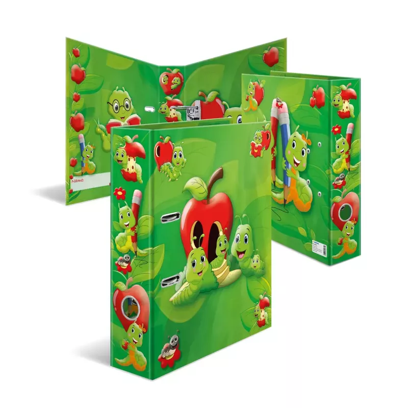 HERMA Motiivimapp A4 Fritz the Worm D-rõngas Papp 285x315mm