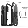 CoreParts MOBX-COV-JL-XR mobiiltelefoni ümbris 15.5 cm (6.1 tolli) Kaas Must