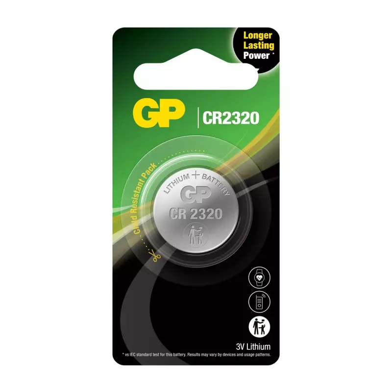 Ühekordne patarei GP Batteries 103237 CR2320 Liitium-mangaandioksiid
