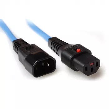 ACT toitejuhe C13 IEC Lock – C14 sinine 3 m, PC963