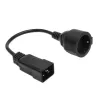 Toitejuhe ACT C20 CEE 7/3 must 0,2 m 230V 16A