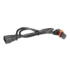 ACT toitekaabel C14 - C13 IEC Lock (allanurga) must 2 m, PC2048
