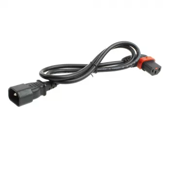 ACT toitejuhe C14 - C13 IEC Lock (vasaknurkne) must 3 m, PC2050