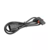 ACT toitejuhe C14 - C13 IEC Lock (nurga all) must 2 m, PC2045