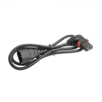 ACT toitejuhe C14 - C13 IEC Lock (nurga all) must 2 m, PC2045